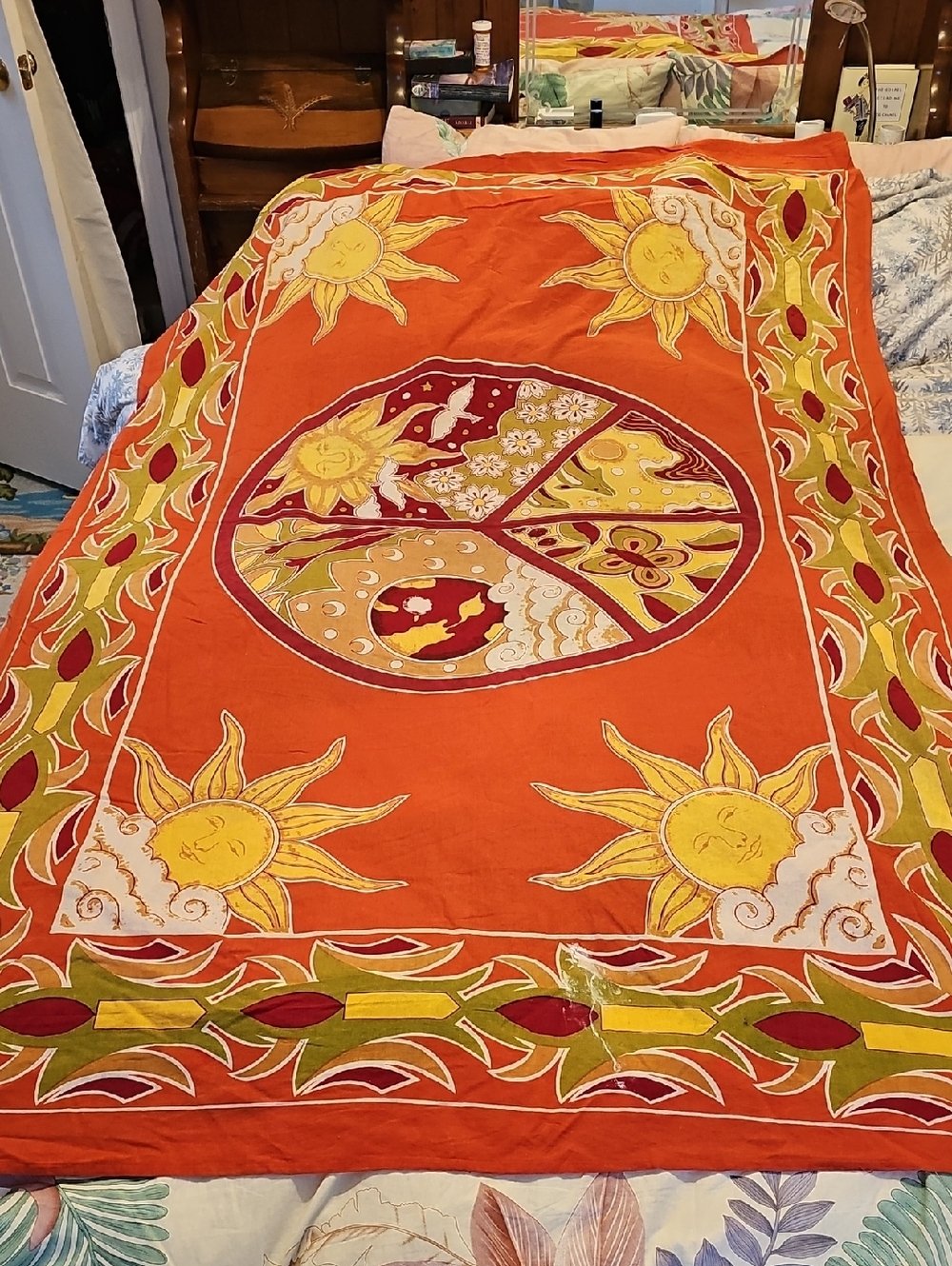 Wall Hanging Peace Sign 52"×81"